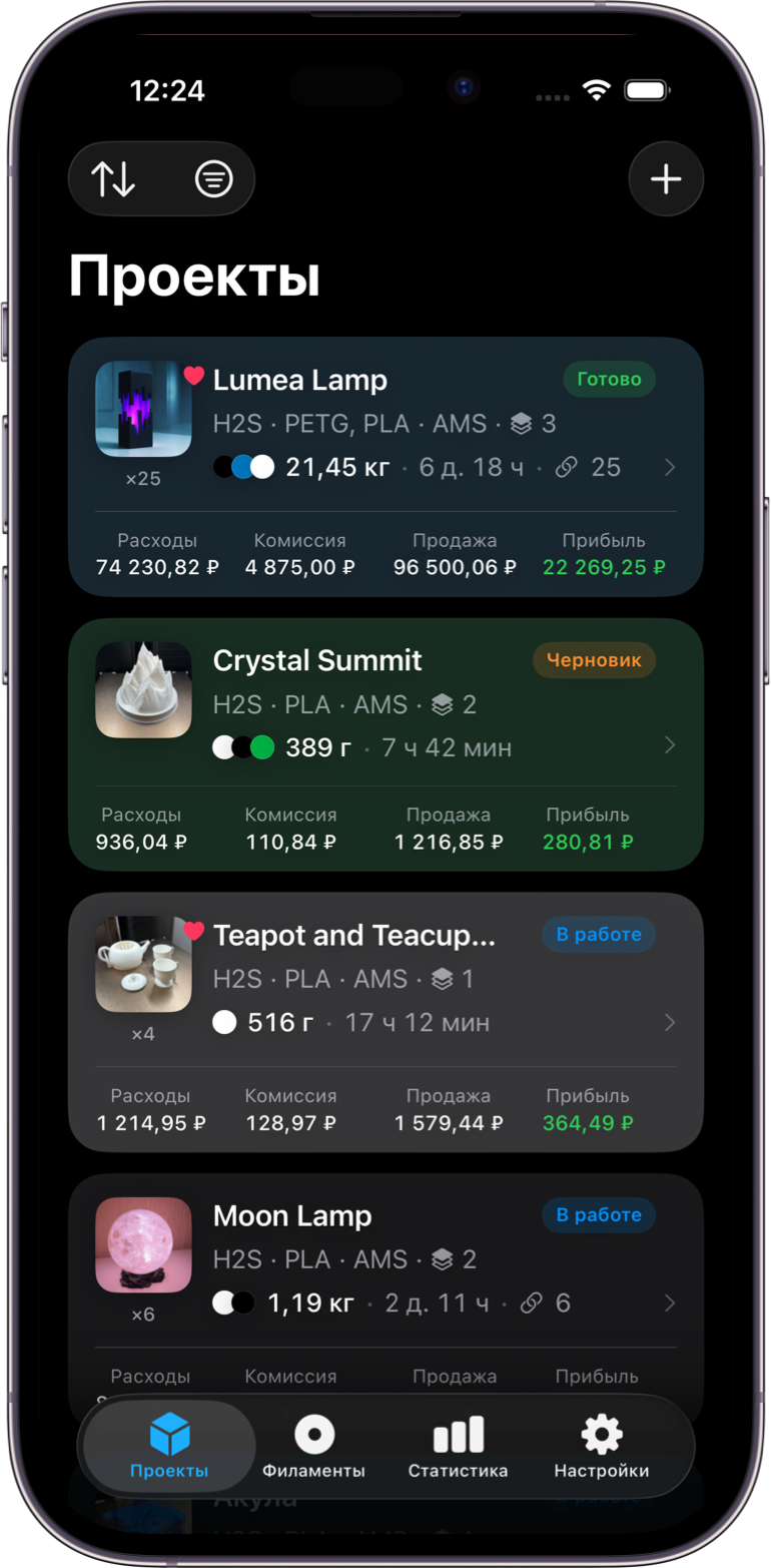 Spool — проекты и прибыль